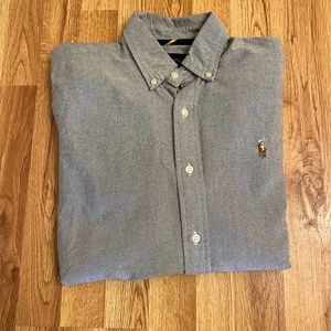 Gray Ralph Lauren button down